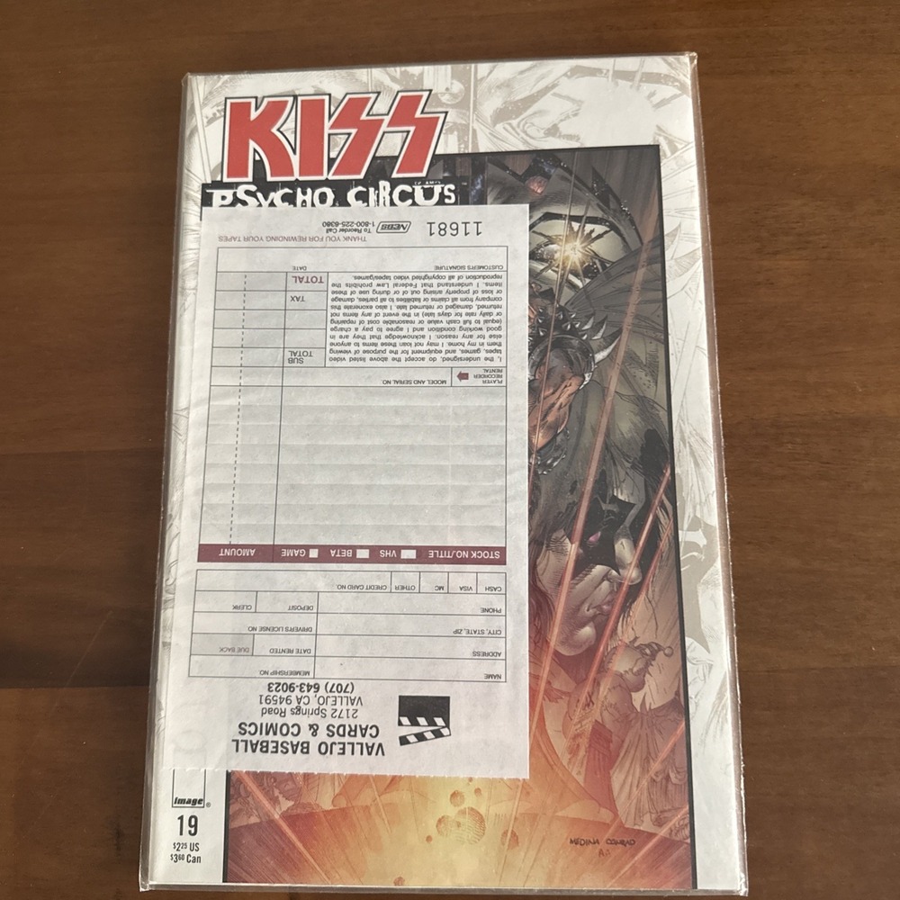 KISS Psycho Circus Comic Book #19 May 1999. Brand New